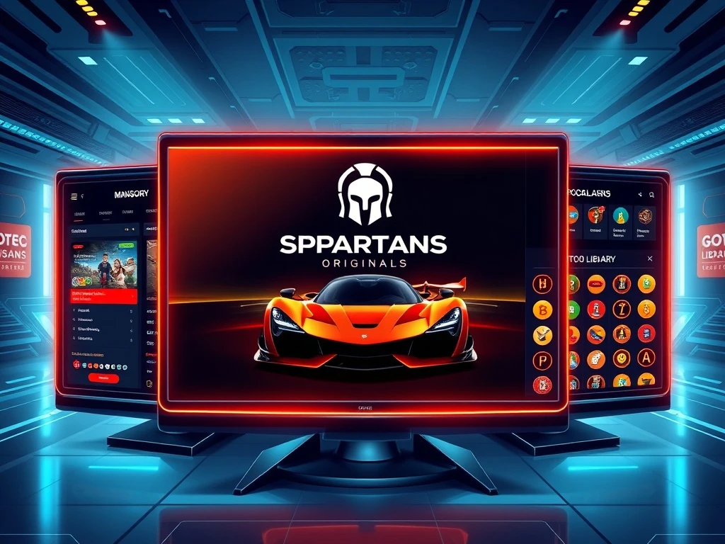Spartans Originals crypto casino platform outperforming competitors with original games and a luxury car giveaway.