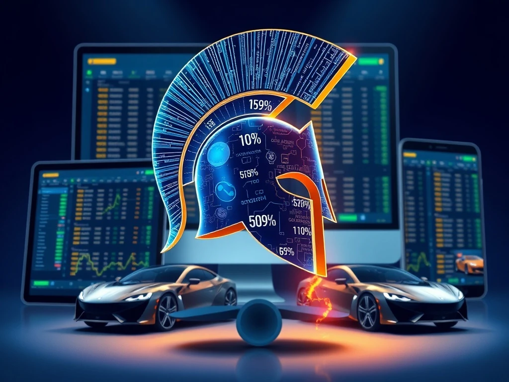 Spartans sports betting platform interface with CashRake feature and luxury prize visualization