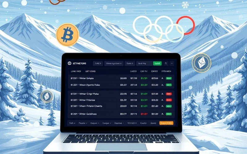 Spartans leads Winter Olympics crypto betting with high CashRake compared to NY Spins and Betfair.