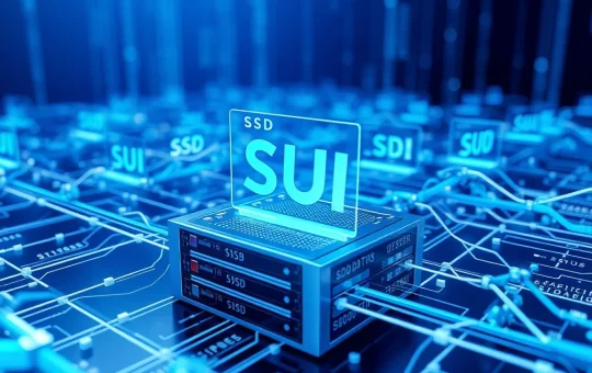 SUI blockchain's Tidehunter database enabling gasless cryptocurrency payments and improved SSD performance