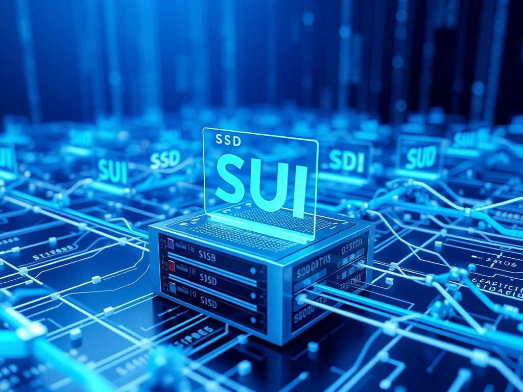 SUI blockchain's Tidehunter database enabling gasless cryptocurrency payments and improved SSD performance