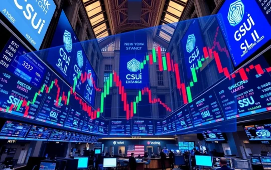 SUI cryptocurrency price analysis as Grayscale's GSUI ETF prepares for NYSE Arca debut