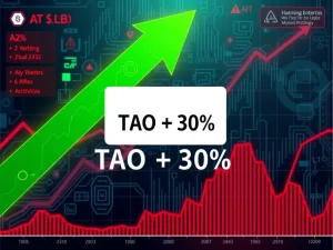 TAO cryptocurrency price surge analysis showing AI token market rebound with short squeeze risk indicators