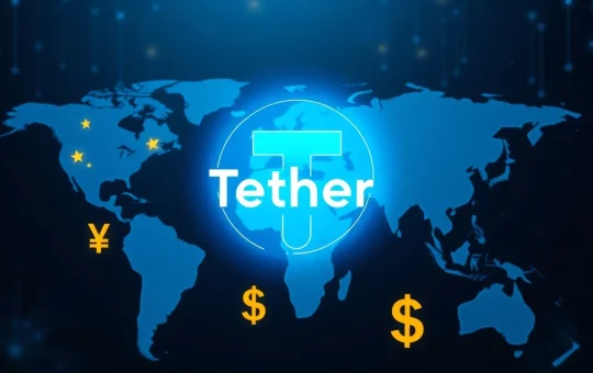 Tether CNH₮ stablecoin discontinuation and strategic market shift visualized with digital finance elements