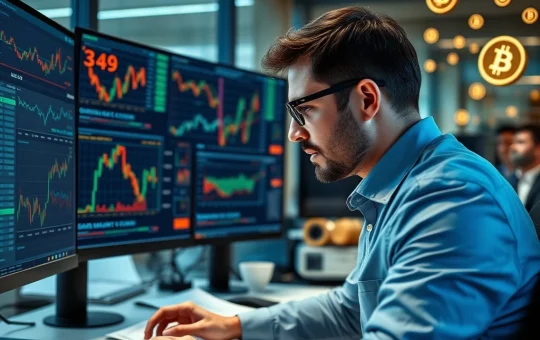 Financial analyst examining Tether USDT market data and fundraising valuation metrics