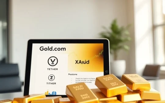 Tether's strategic $150 million investment in Gold.com as XAU₮ gold-backed stablecoin leads market