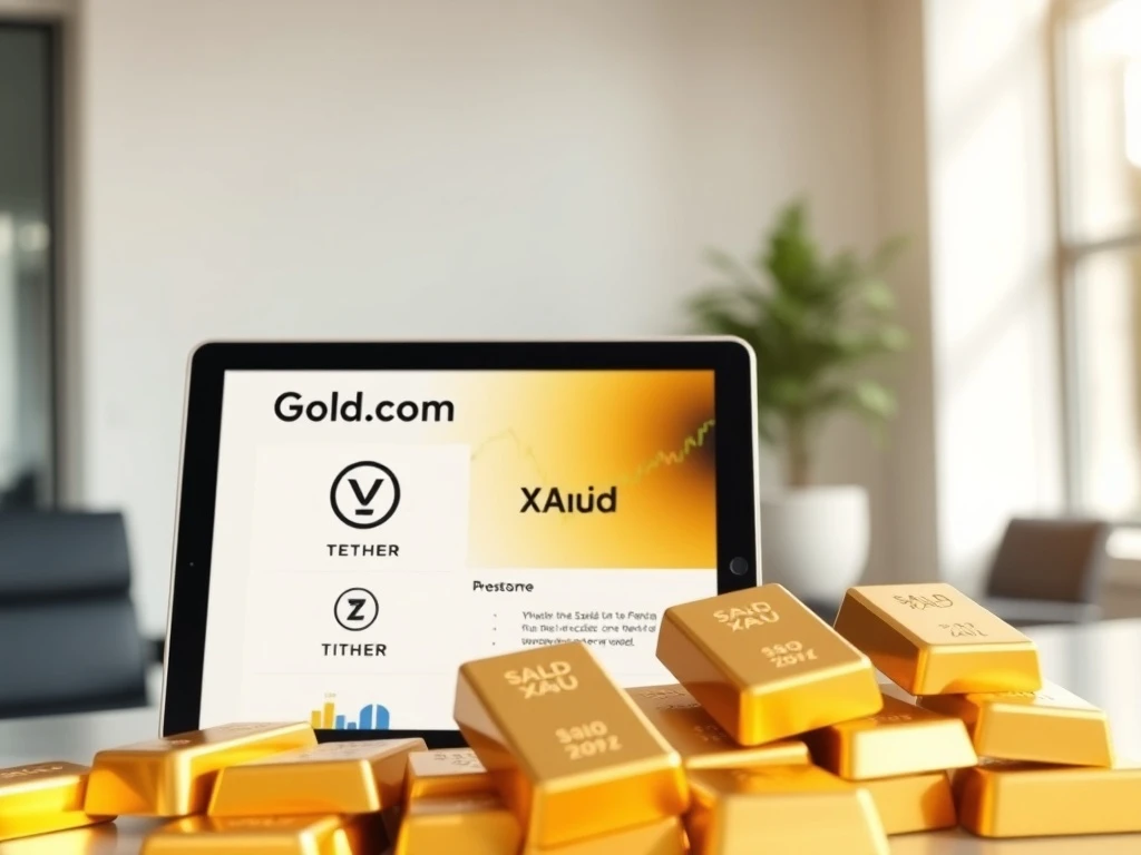 Tether's strategic $150 million investment in Gold.com as XAU₮ gold-backed stablecoin leads market
