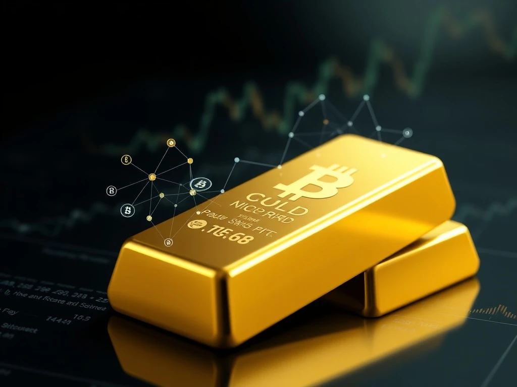 Tokenized gold market growth representing crypto risk strategy shift to stable assets