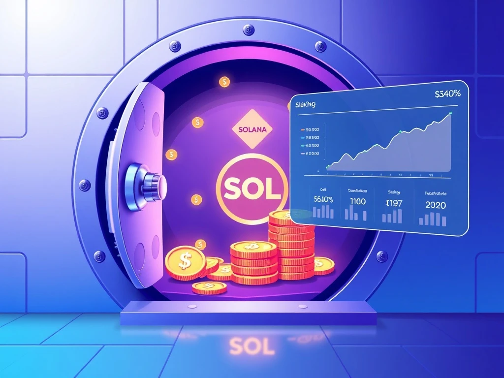 Tramplin's secure Solana staking platform for crypto savings and investment growth