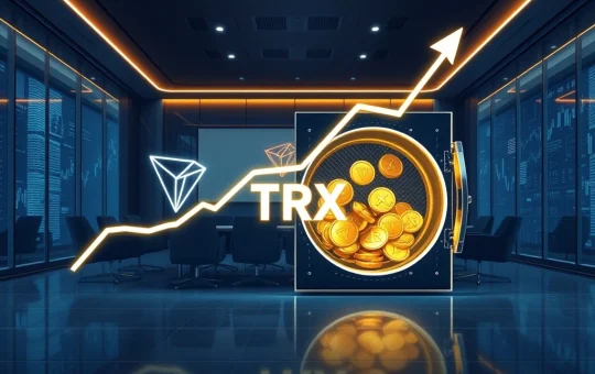 Strategic analysis of Tron Inc's TRX token purchase increasing corporate treasury holdings.
