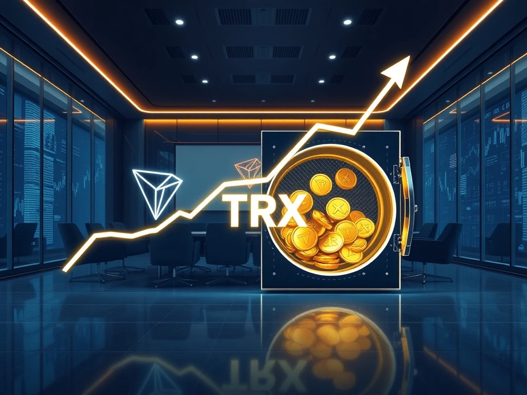 Strategic analysis of Tron Inc's TRX token purchase increasing corporate treasury holdings.