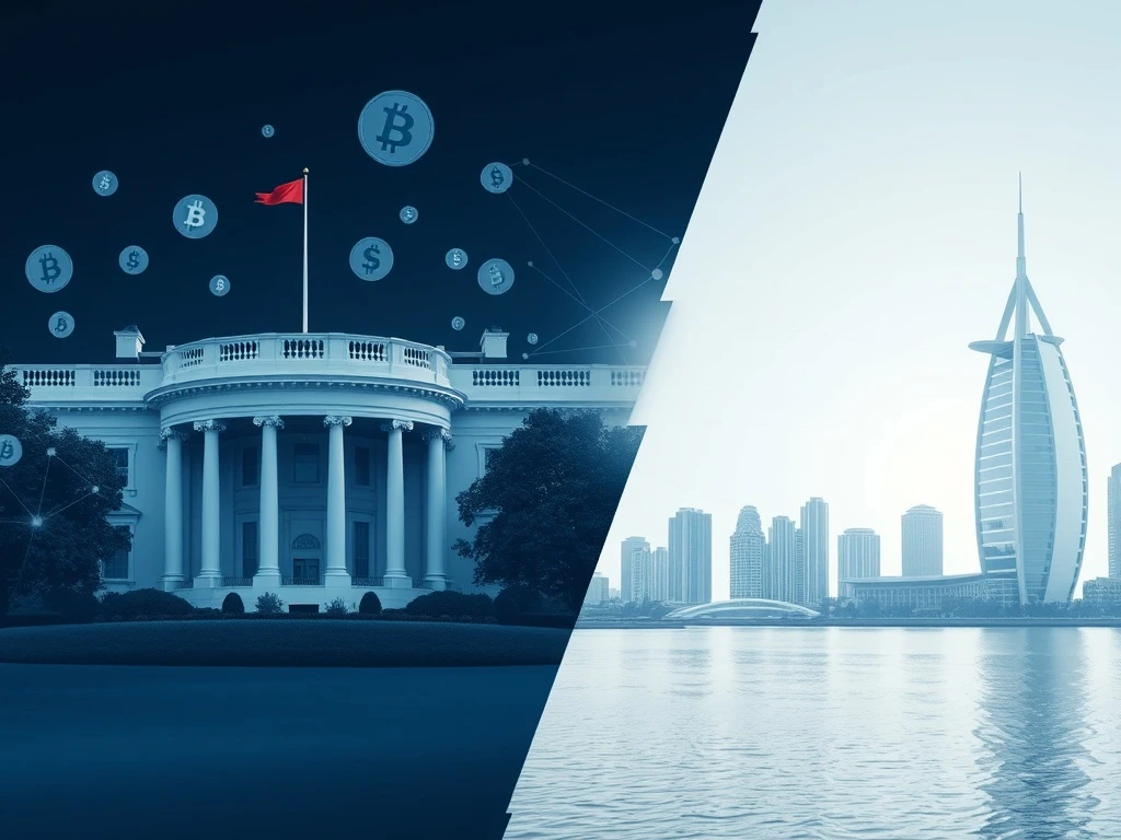 Political and financial tension between US cryptocurrency platform and Abu Dhabi investment with Trump administration involvement