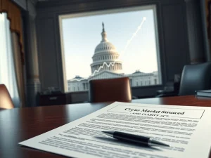 President Trump poised to sign the historic Crypto Market Structure Bill, establishing federal cryptocurrency rules.