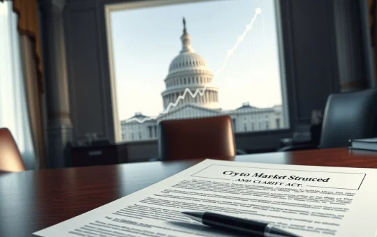 President Trump poised to sign the historic Crypto Market Structure Bill, establishing federal cryptocurrency rules.