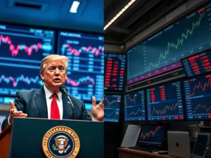 Analysis of President Trump's prediction for US stock market doubling during presidential term with economic context