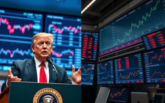Analysis of President Trump's prediction for US stock market doubling during presidential term with economic context