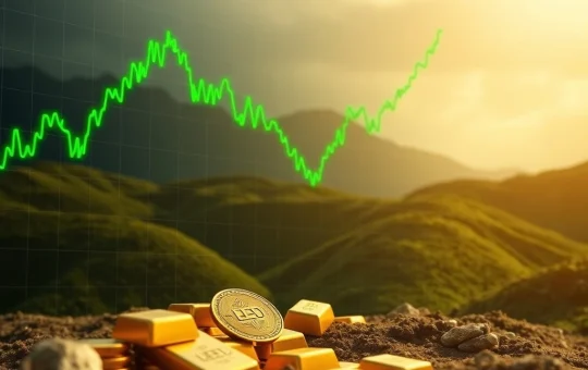 UNUS SED LEO and gold-backed tokens leading cryptocurrency market growth as deflationary assets.