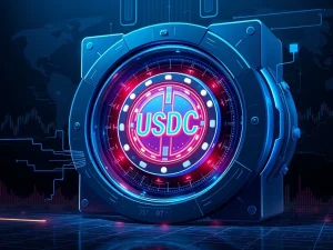 Massive 250 million USDC stablecoin minting event at the Circle Treasury for cryptocurrency market liquidity.