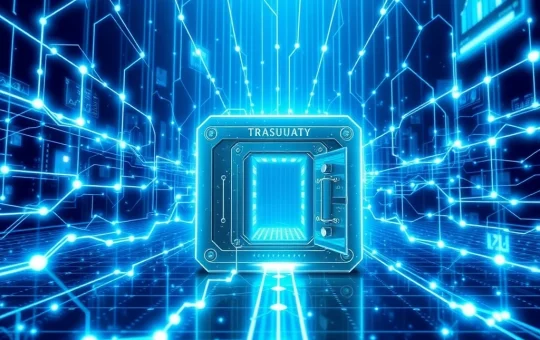 Blockchain network visualization showing 250 million USDC stablecoin liquidity flowing into the market