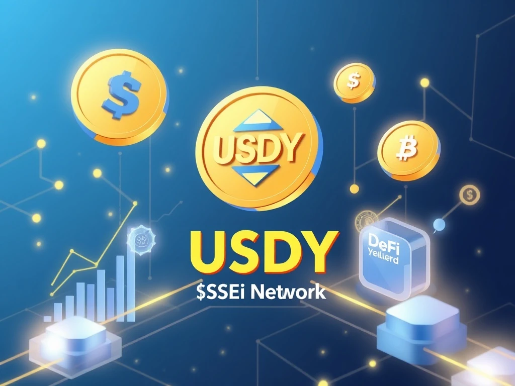 USDY stablecoin integration with Sei Network blockchain providing DeFi yield opportunities