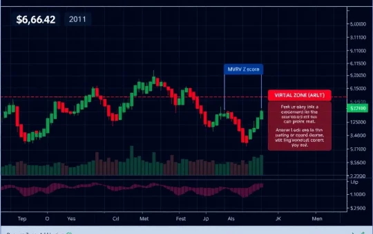 VIRTUAL Protocol technical analysis chart showing critical demand zone and reversal indicators