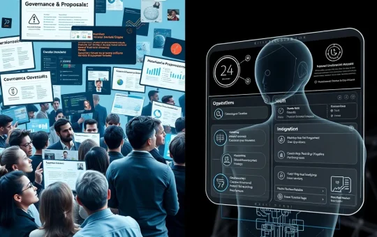 Vitalik Buterin's concept of AI agents solving human attention scarcity for DAO governance and voting.