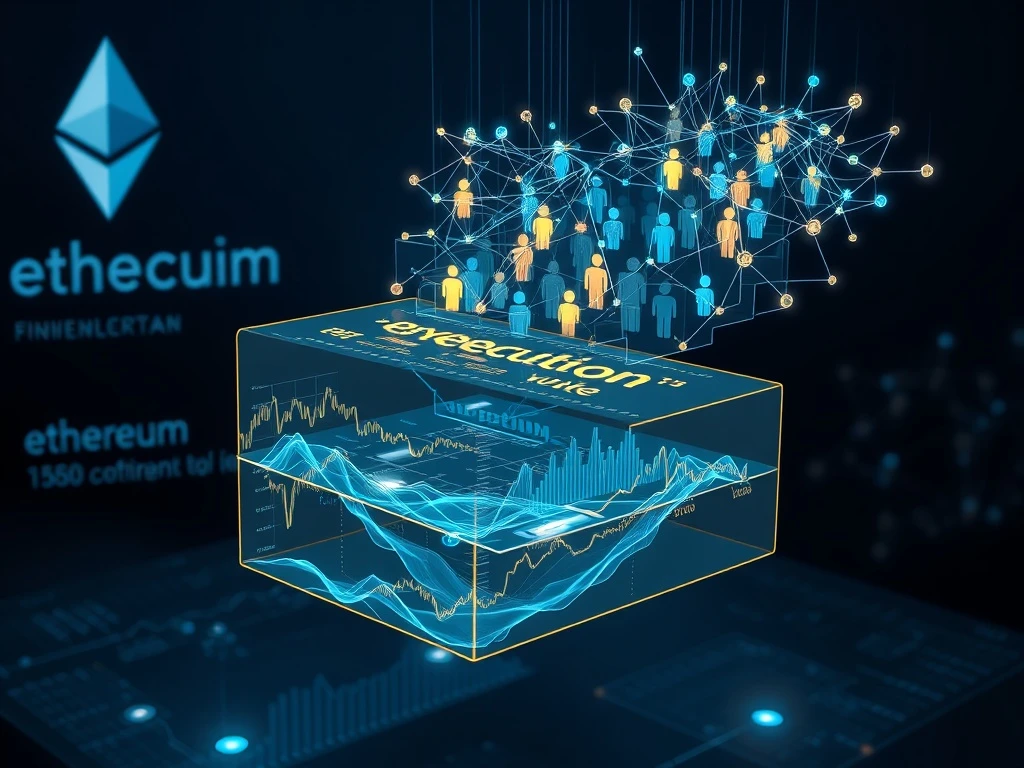 Vitalik Buterin's dual-layer structure concept for on-chain mechanisms separating execution and value judgment.