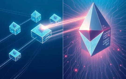 Conceptual shift in Ethereum's architecture from fragmented L2s to integrated native rollups for scaling.