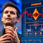 Vitalik Buterin discussing Ethereum Layer-2 scaling solutions with CryptoNewsInsights market impact analysis