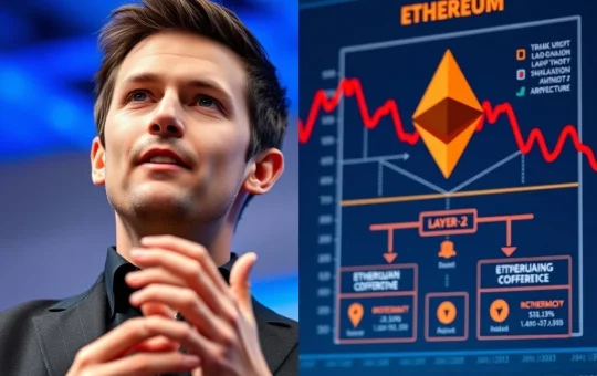 Vitalik Buterin discussing Ethereum Layer-2 scaling solutions with CryptoNewsInsights market impact analysis