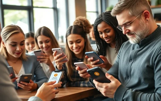 Average users accessing simplified Web3 staking platforms on modern devices for blockchain rewards