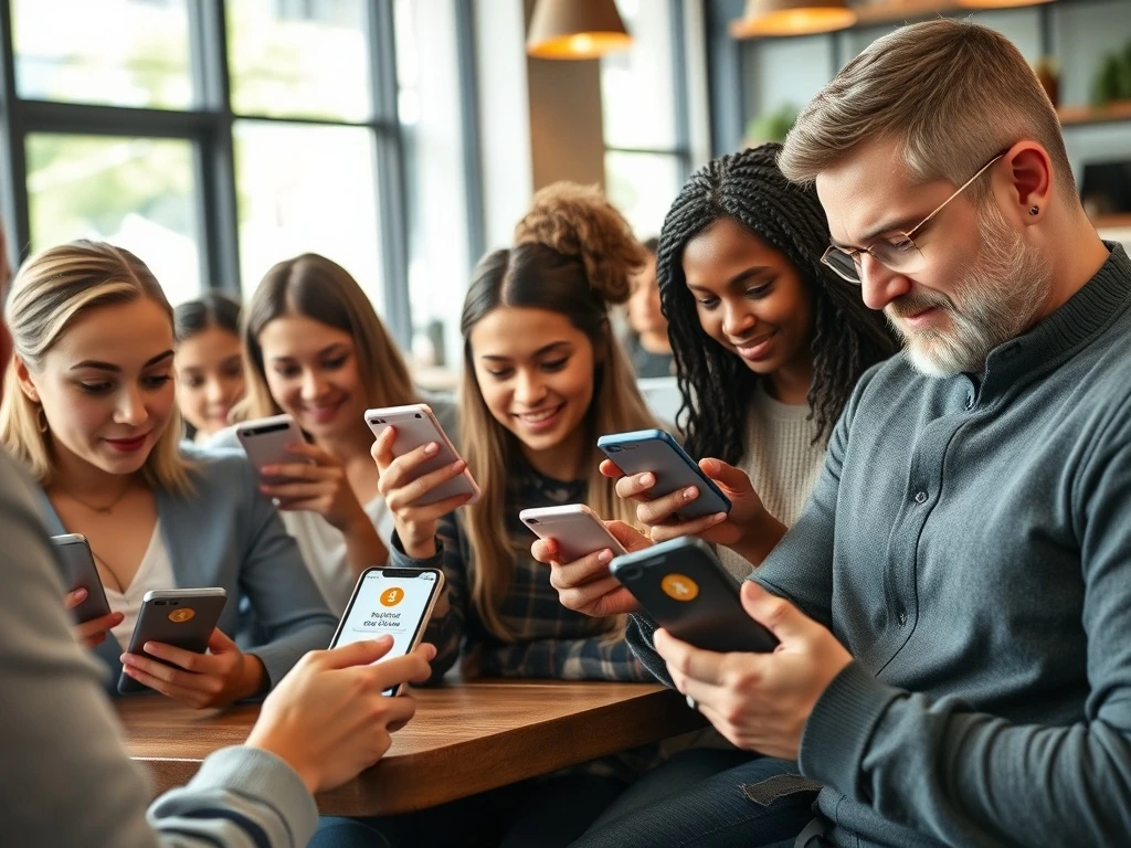 Average users accessing simplified Web3 staking platforms on modern devices for blockchain rewards