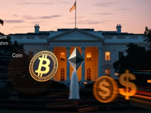White House hosts critical stablecoin regulation talks between banks and cryptocurrency firms in February 2025