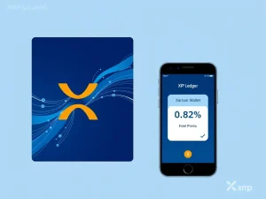 Illustration explaining the Xaman Wallet fee distinction for funding XRPL software infrastructure.