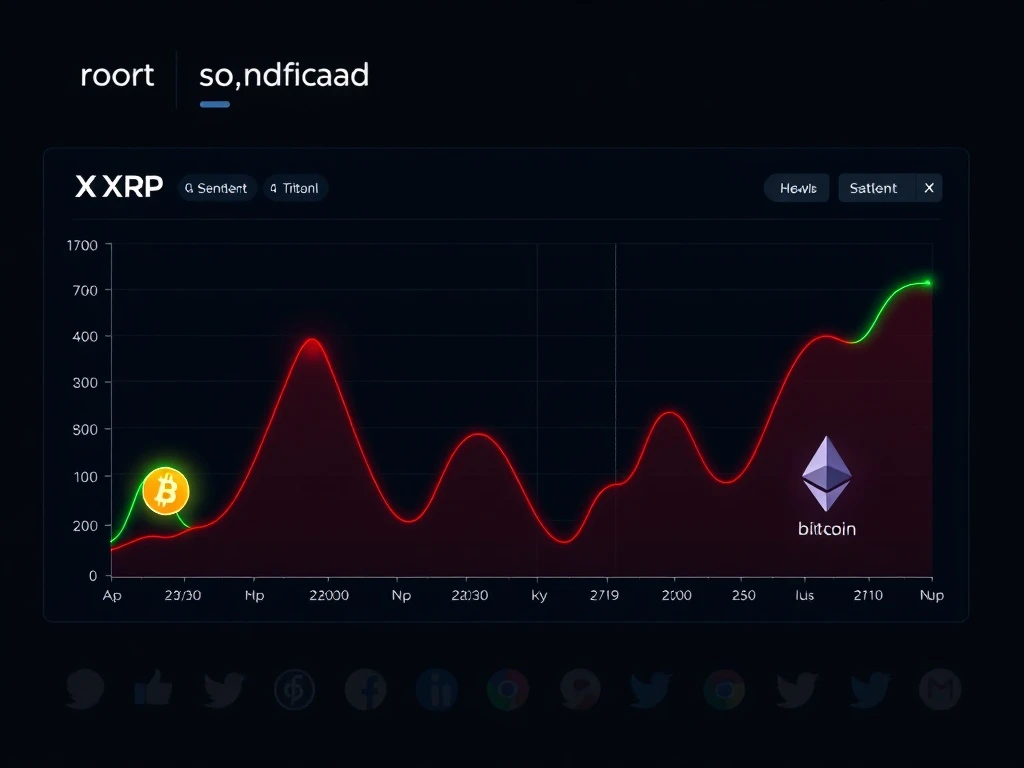XRP shows positive trader sentiment while Bitcoin and Ethereum turn bearish in crypto market analysis