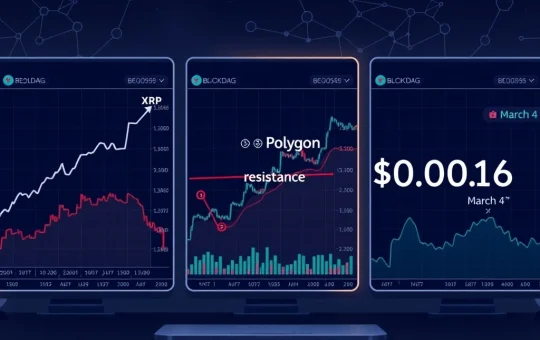 Analysis of XRP price breakout, Polygon resistance, and BlockDAG March 4 trading launch at $0.00016