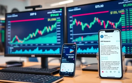 XRP price analysis showing resistance levels versus unrealistic social media predictions
