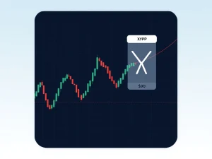 XRP price technical analysis chart showing critical resistance at $1.65 and potential support at $0.90