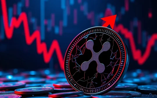 Analysis of XRP price crash showing market decline factors and cryptocurrency volatility in February 2026