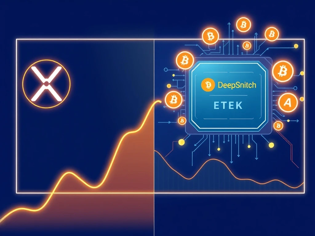 Analysis of XRP price prediction and investor shift to DeepSnitch AI alongside Bitcoin ETF outflows.