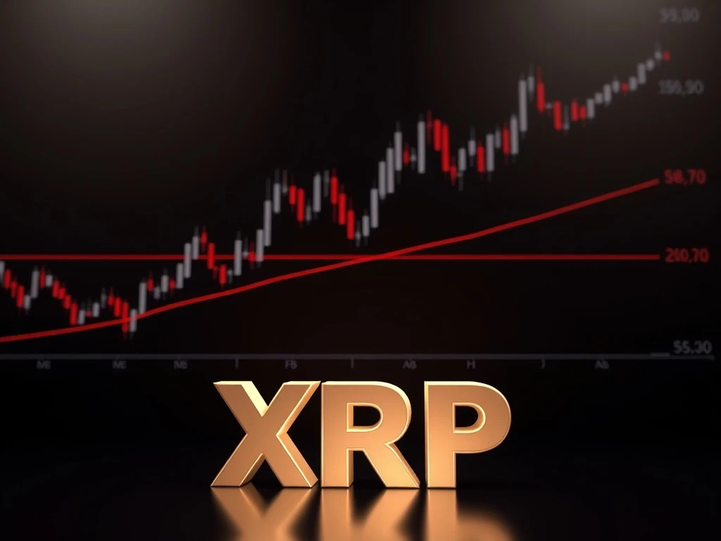 XRP price analysis showing key resistance test with market structure implications for cryptocurrency traders.