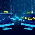 XRP whale activity analysis showing large cryptocurrency transfers between Binance and Upbit exchanges