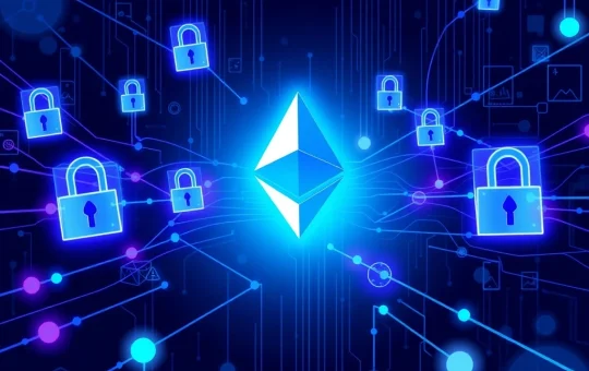 ZAMA token launch on Ethereum demonstrating encrypted auction technology for private blockchain transactions