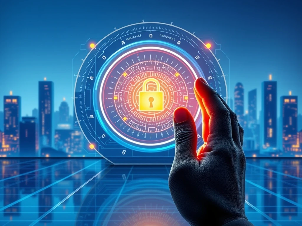 Zero Knowledge Proof technology concept showing secure data verification without exposure.