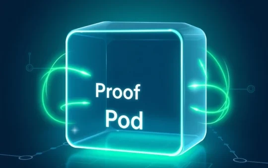 ZKP crypto Proof Pod technology enabling energy-efficient blockchain and data privacy