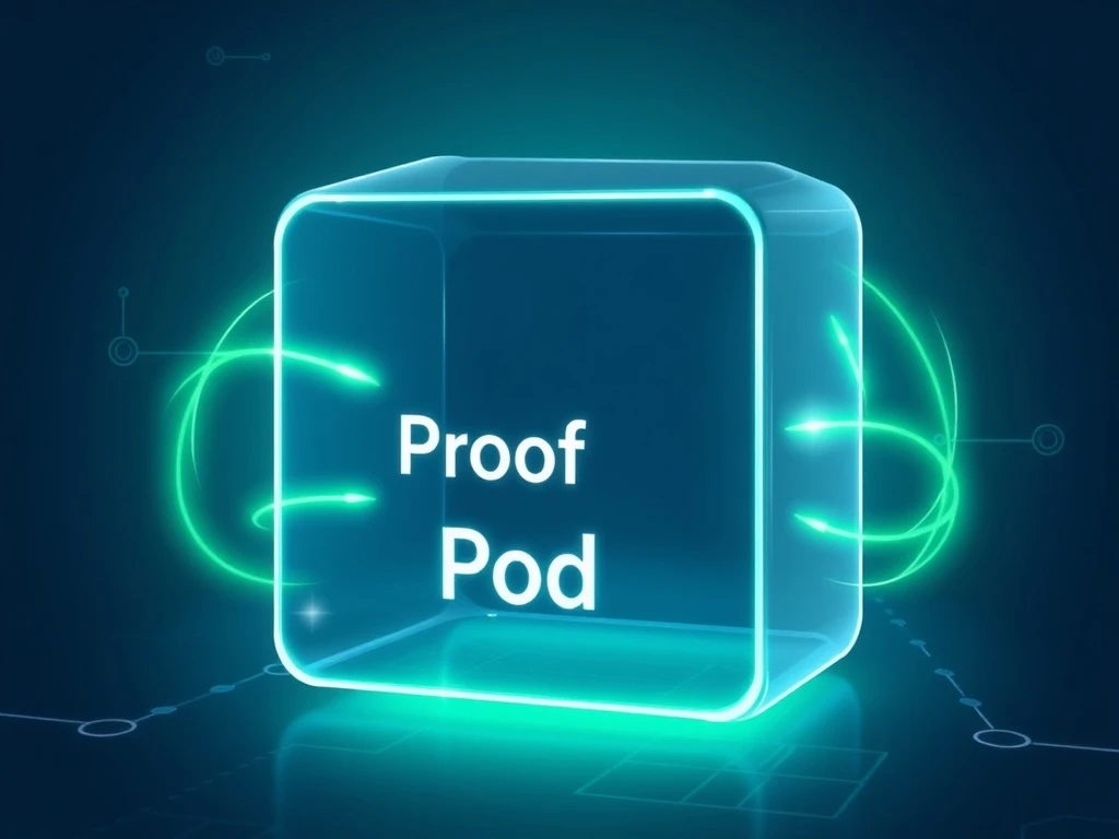 ZKP crypto Proof Pod technology enabling energy-efficient blockchain and data privacy