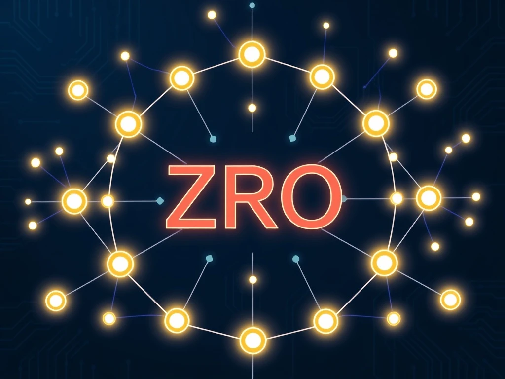 ZRO token as the exclusive utility asset for the Zero network's staking and transaction fees.