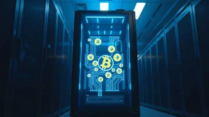 AI crypto agents managing digital currency flows within a decentralized finance system.