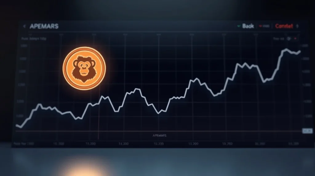 Analysis of the APEMARS token as a prominent meme coin in the 2026 cryptocurrency market.