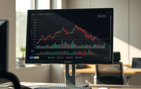 ASTER cryptocurrency chart showing historic consolidation pattern with key $0.75 resistance level on a trading terminal.